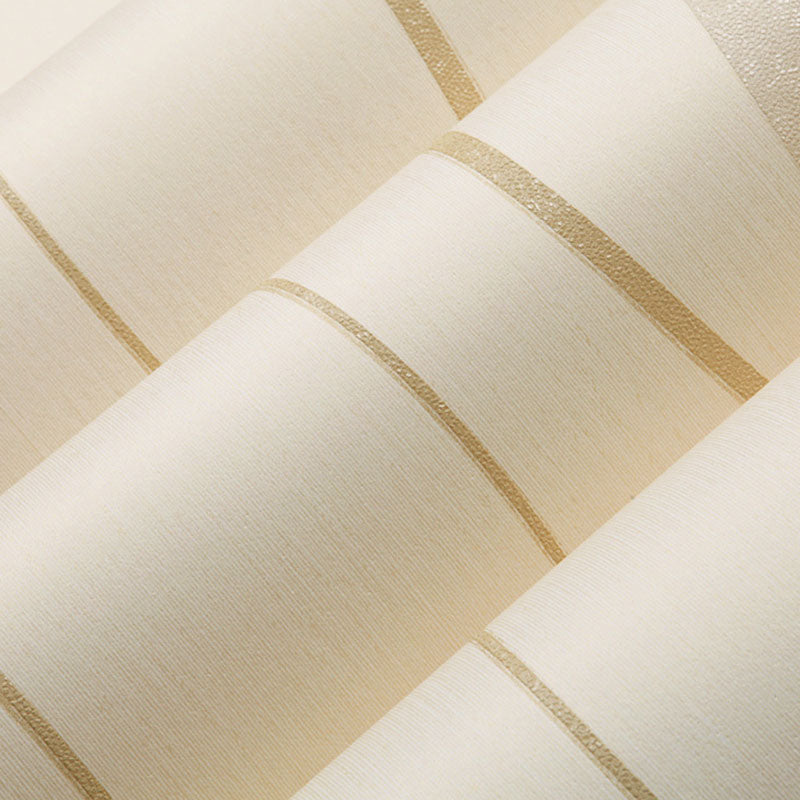 Waterproofing Wave Wall Art Non-Woven Fabric Minimalist Wallpaper Roll for Accent Wall