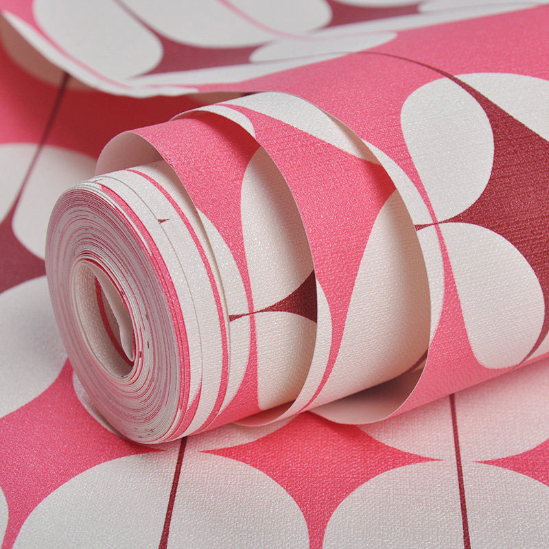 Light Color Modern Wall Decor 20.5-inch x 33-foot Color Block PVC Wallpaper for Accent Wall