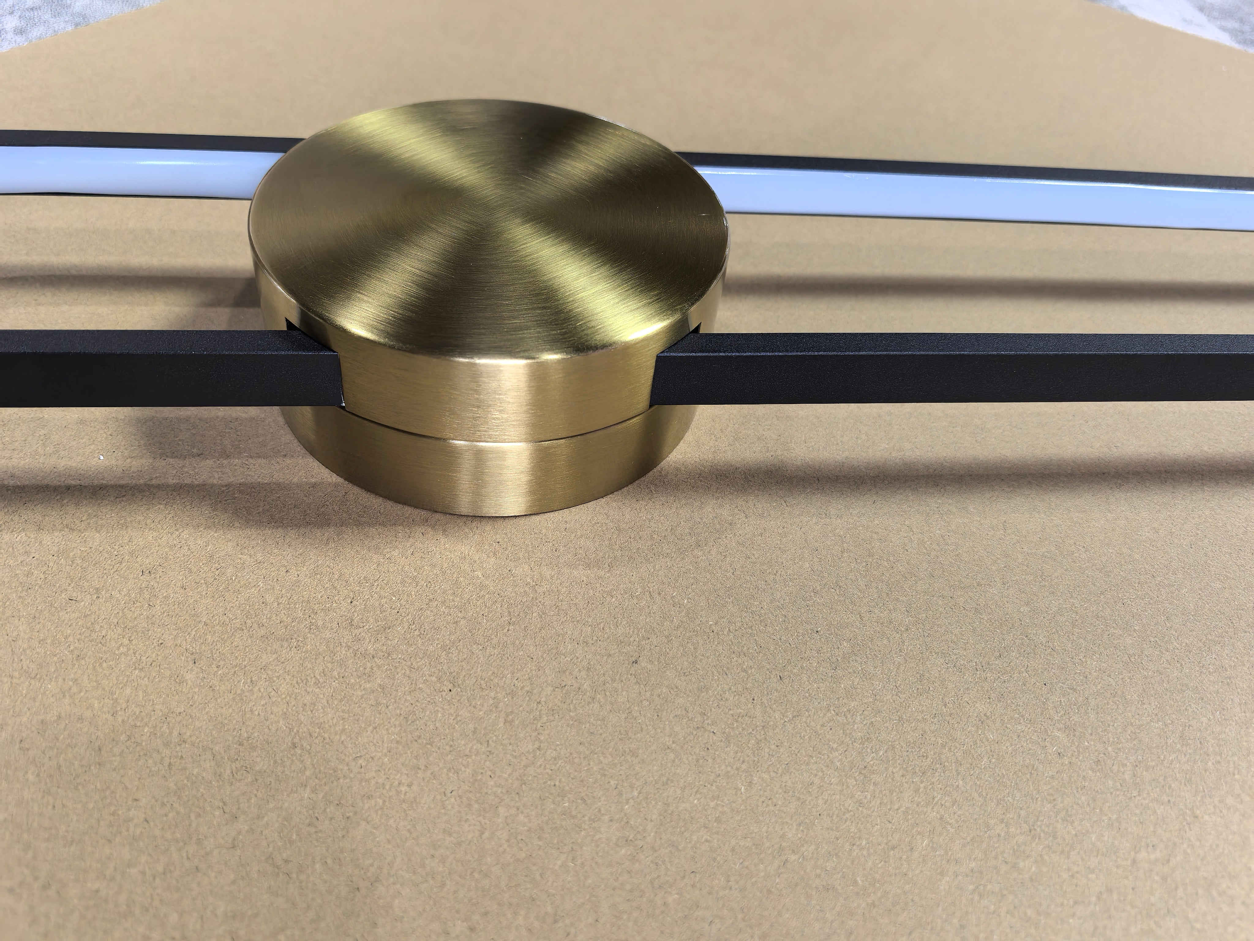 Modern Luxury Style Linear Wall Sconce Copper 1 Light Sconces