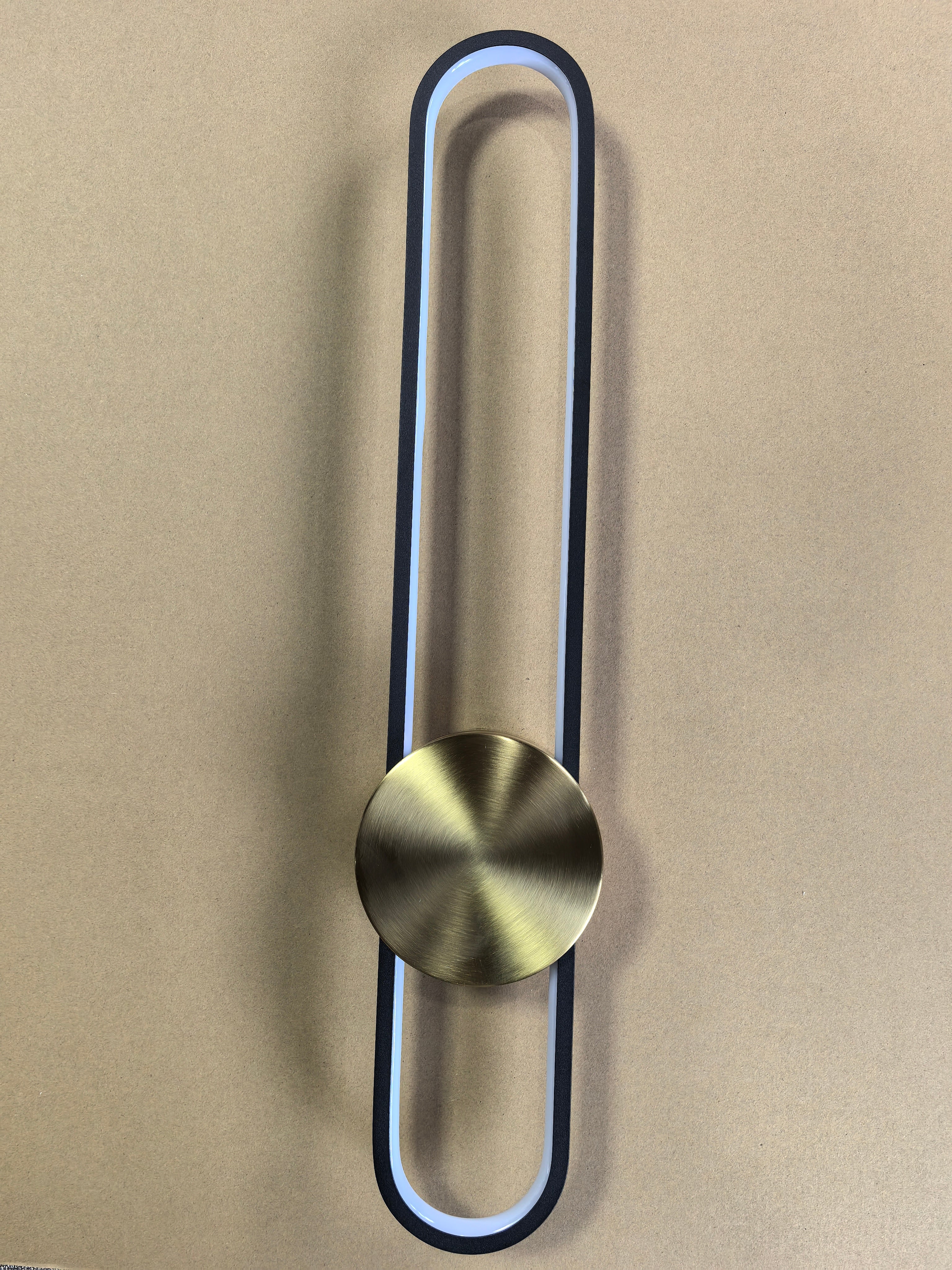 Modern Luxury Style Linear Wall Sconce Copper 1 Light Sconces