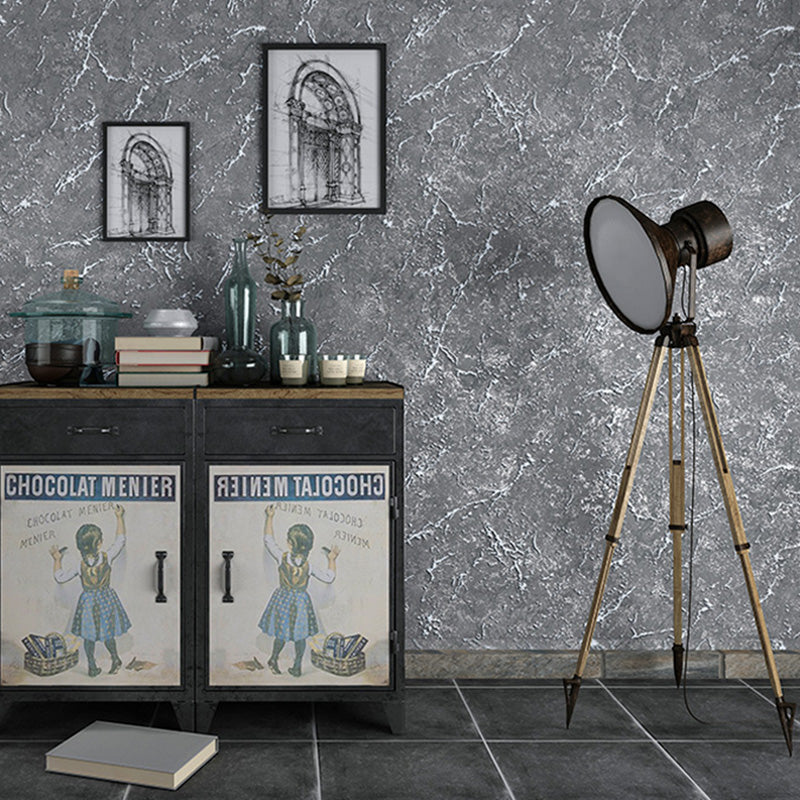 Neutrale kleur marmerlook behangrol, vlekbestendige wandbekleding voor slaapkamerdecoratie