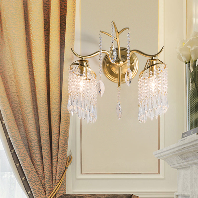 2 têtes Éclairage mural de vent.