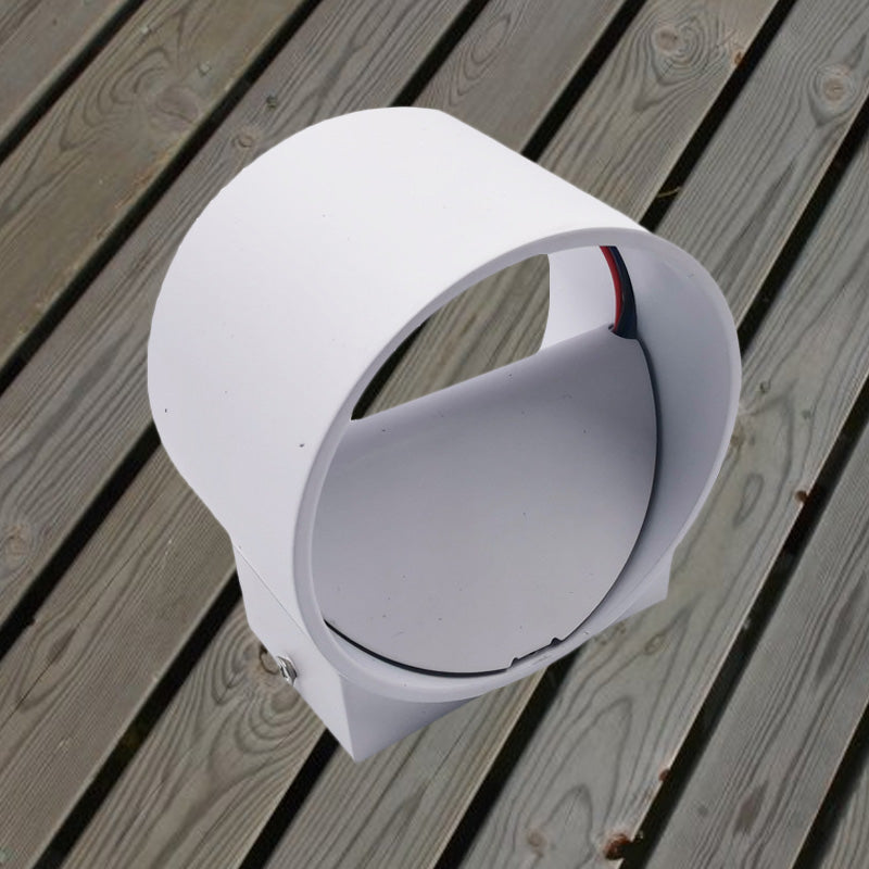 Kit d'éclairage de mini-mur en cercle noir / blanc