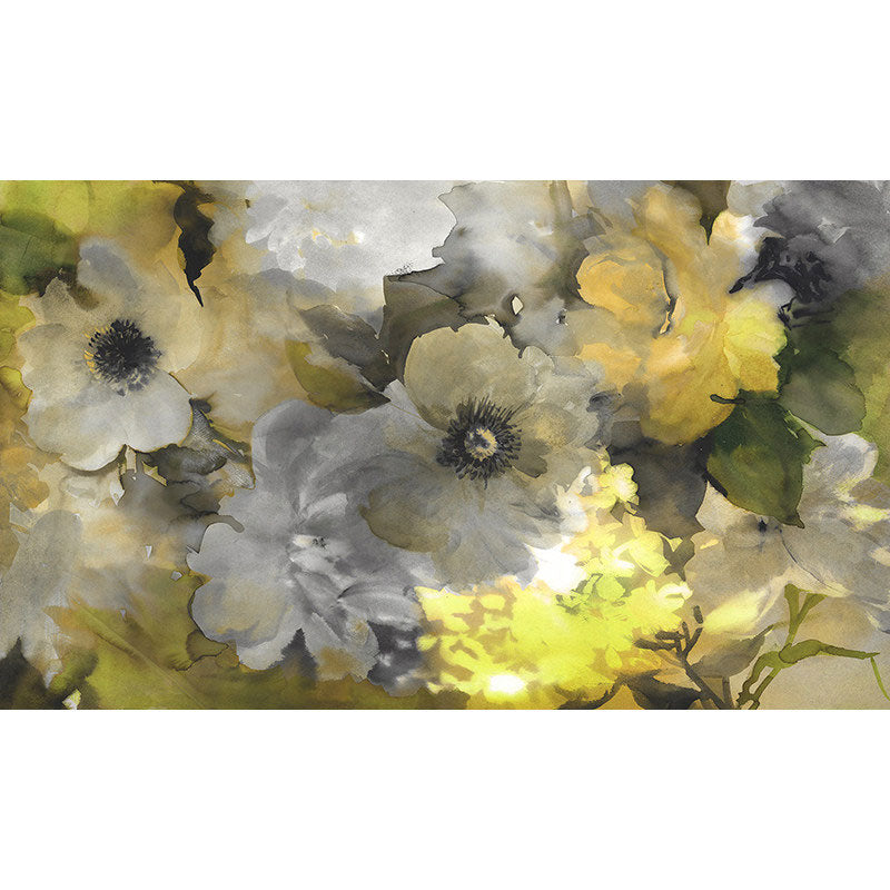 Wandbild mit blühenden Blumen in natürlichen Farben, feuchtigkeitsbeständige Wandkunst für die Dekoration von Gästezimmern