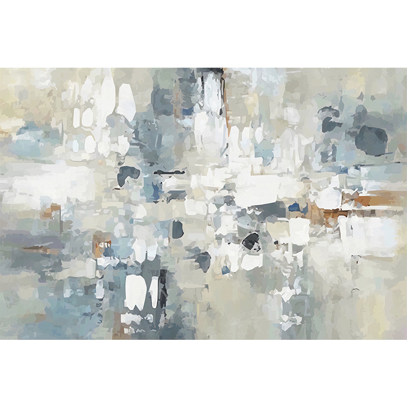 Beige Reclaimed Surface Wall Art Stain-Resistant Mural Wallpaper for Accent Wall