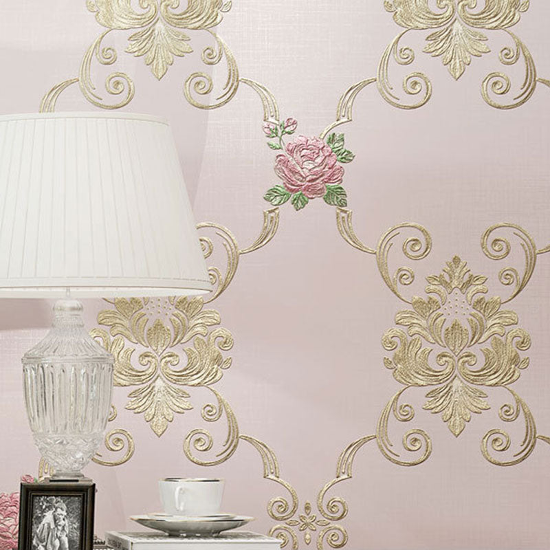 Countryside Flowers Wall Covering in Natural Color Girl's Bedroom Wallpaper, 20.5" by 33'