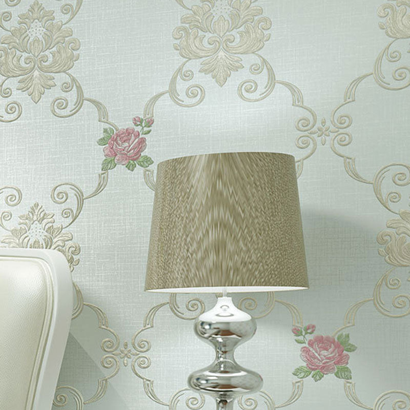 Countryside Flowers Wall Covering in Natural Color Girl's Bedroom Wallpaper, 20.5" by 33'