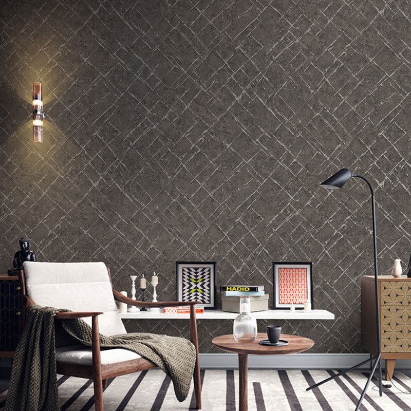 Water-Resistant Textured Wallpaper 20.5-inch x 33-foot Contemporary Wall Decor for Dining Room