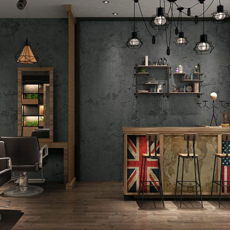 Industrial Cement Effect Wallpaper for Coffee Shop Decoration, Natural Color, 32.3 sq ft., Self-Adhesive