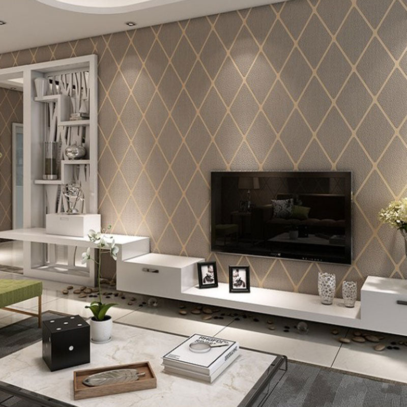 Harlequin Wall Covering 33' x 20.5" Flock Wallpaper Roll for Living Room Decoration, Non-Pasted