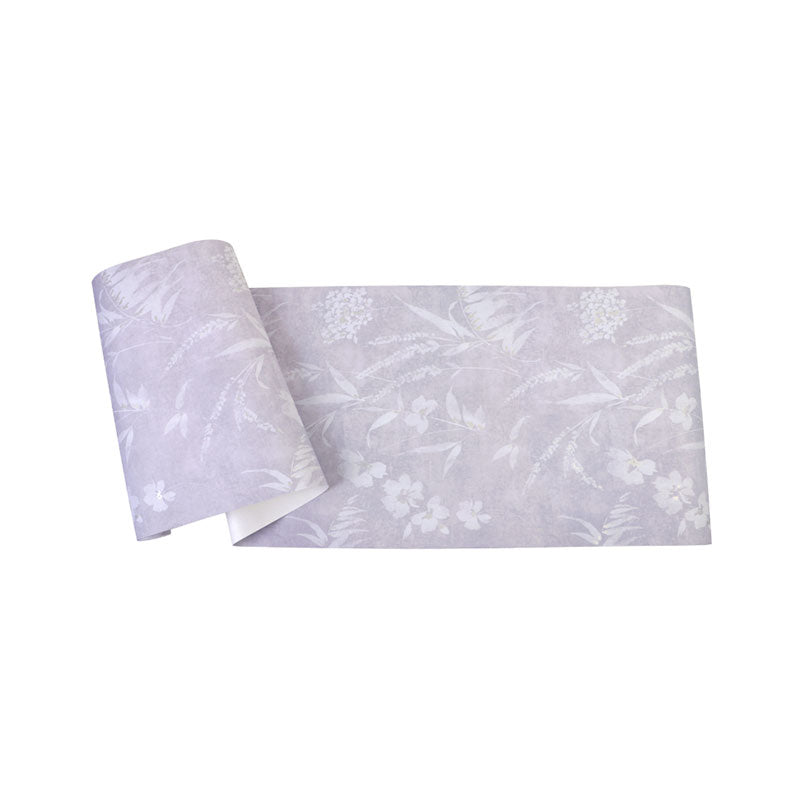 Natural Color Rural Wallpaper Roll 33' x 20.5" Dense Flower Pattern Wall Covering for Coffee Shop