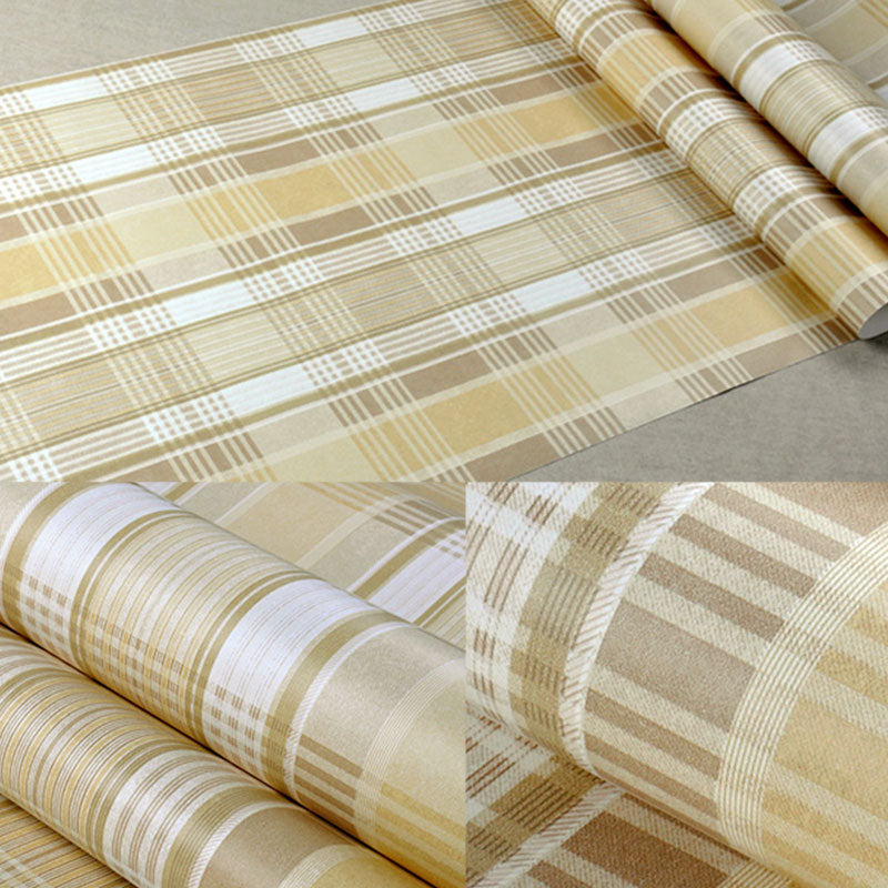 Moderne Gitterwandverkleidung für Schlafzimmerdekoration, 33' x 20,5" Tapetenrolle in sanften Farben