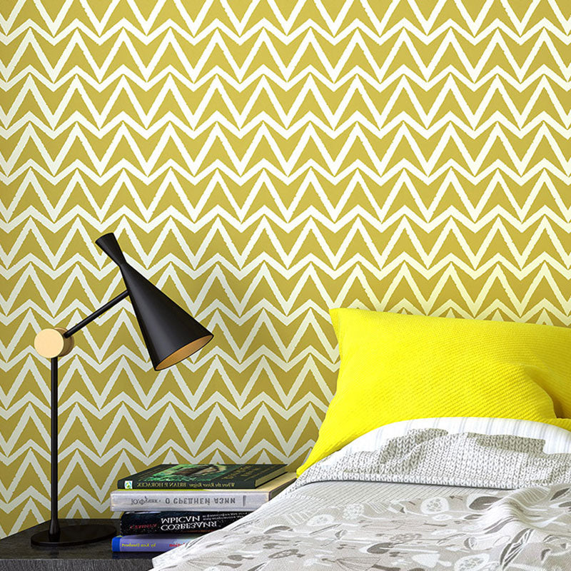 Light Color Nordic Wallpaper Roll 33 ft. x 20.5 in Geometries Wall Decor for Dining Room