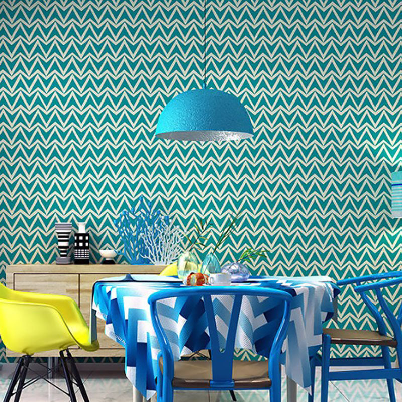 Light Color Nordic Wallpaper Roll 33 ft. x 20.5 in Geometries Wall Decor for Dining Room
