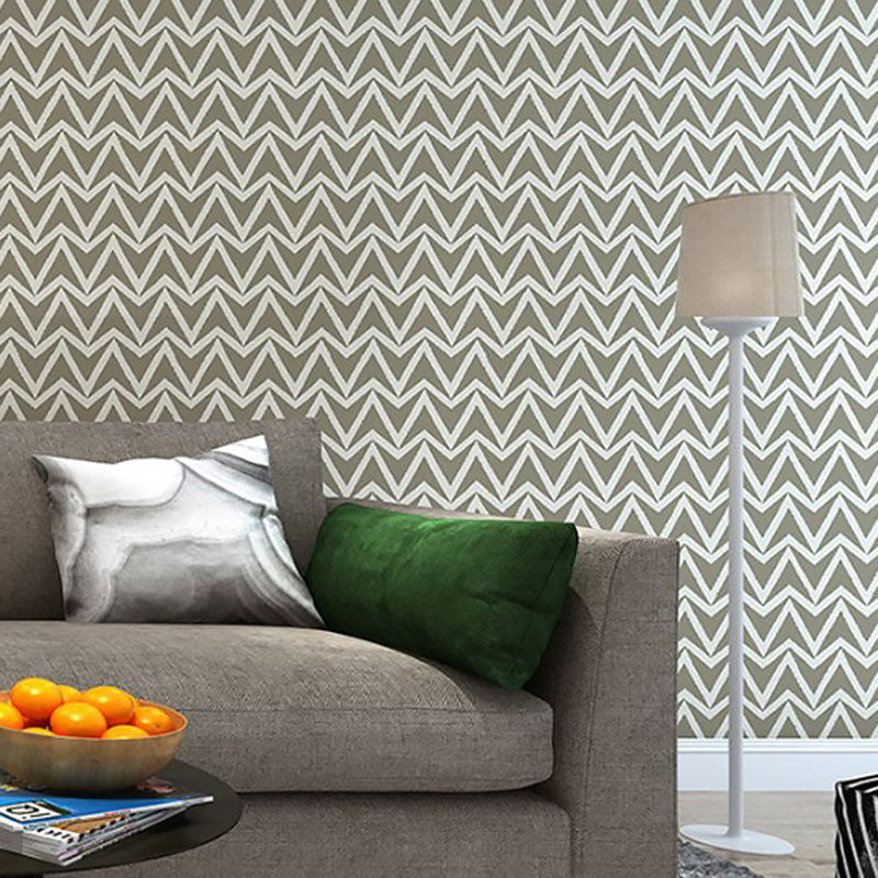 Light Color Nordic Wallpaper Roll 33 ft. x 20.5 in Geometries Wall Decor for Dining Room