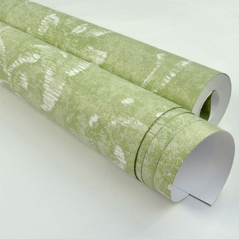 Stain-Resistant Flower Wall Decor Non-Woven Fabric Rural Wallpaper for Bedroom, Non-Pasted
