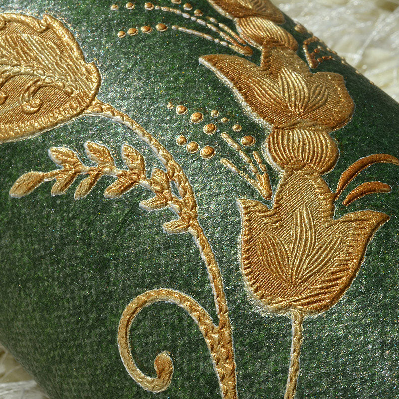 Garden Leaves Wallpaper Roll for Bedroom Decor Plants Wall Covering in Dark Green, 33 ft. x 20.5 in