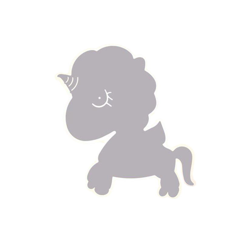 Eenhoorn muur gemonteerd verlichtingsarmatuur cartoon ijzer roze/blauw/witte LED -spoelbevestiging sconce voor kinderdagverblijf