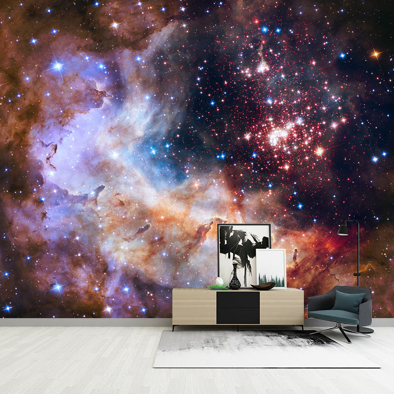 Iluminant Nebula Wall Mural Decal for Living Room Decor Natural Scenery Wall Art, Made to Measure