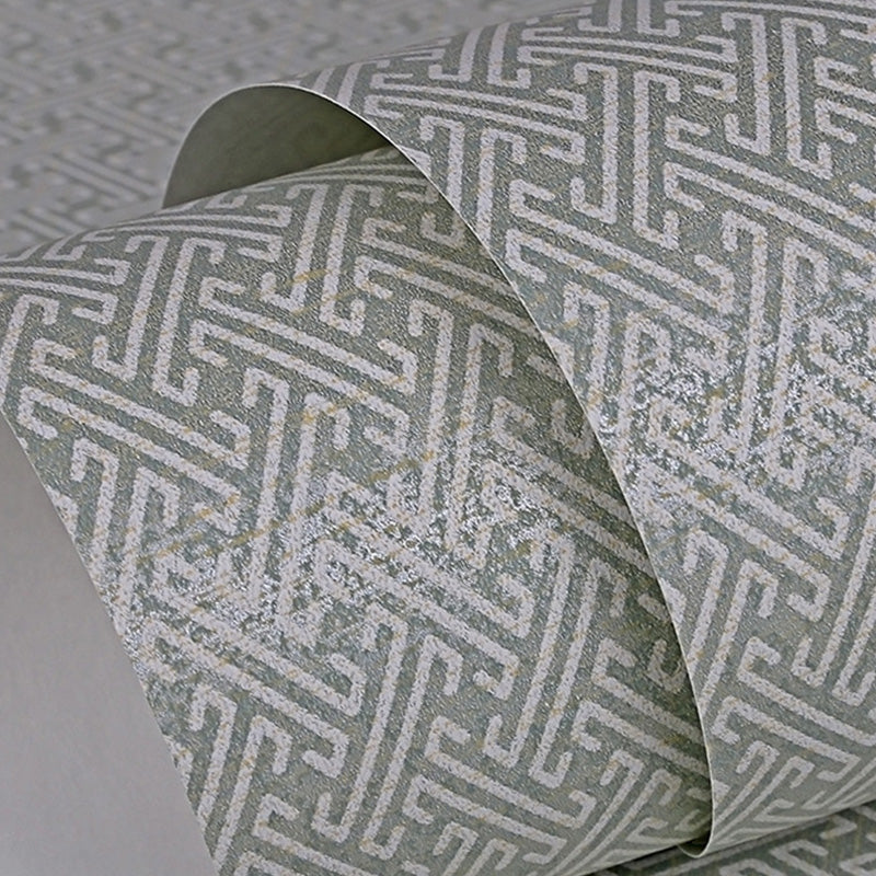 Eenvoud kleurenblok wanddecoratie in zachte kleuren woonkamerbehangrol, 20,5 inch x 33 ft