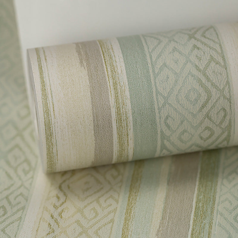 57.1 sq ft. Nordic Wallpaper Roll for Guest Room Decoration with Vertical Stripe Design in Neutral Color