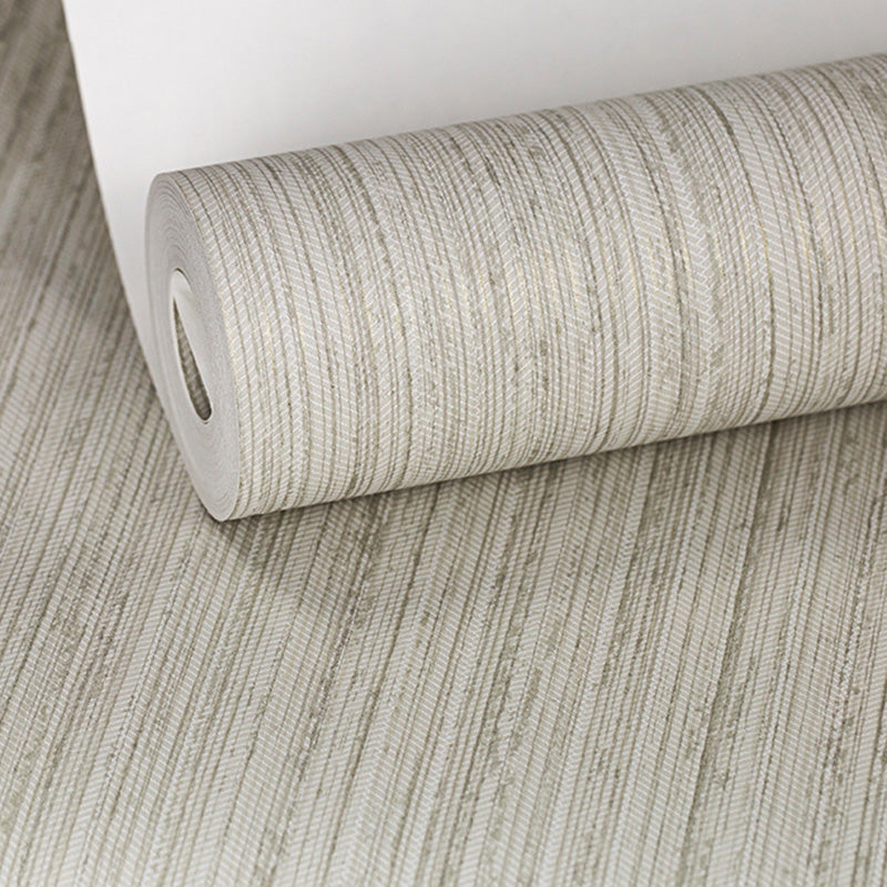 Papier peint à rayures verticales pour décoration de salon de couleur naturelle, 20,5 po x 33 pi, non encollé