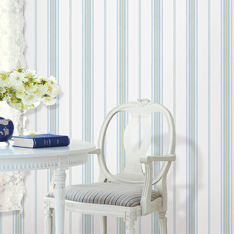 Stain-Resistant Vertical Stripes Wall Covering 20.5" by 33' Minimalist Wallpaper for Home Decoration