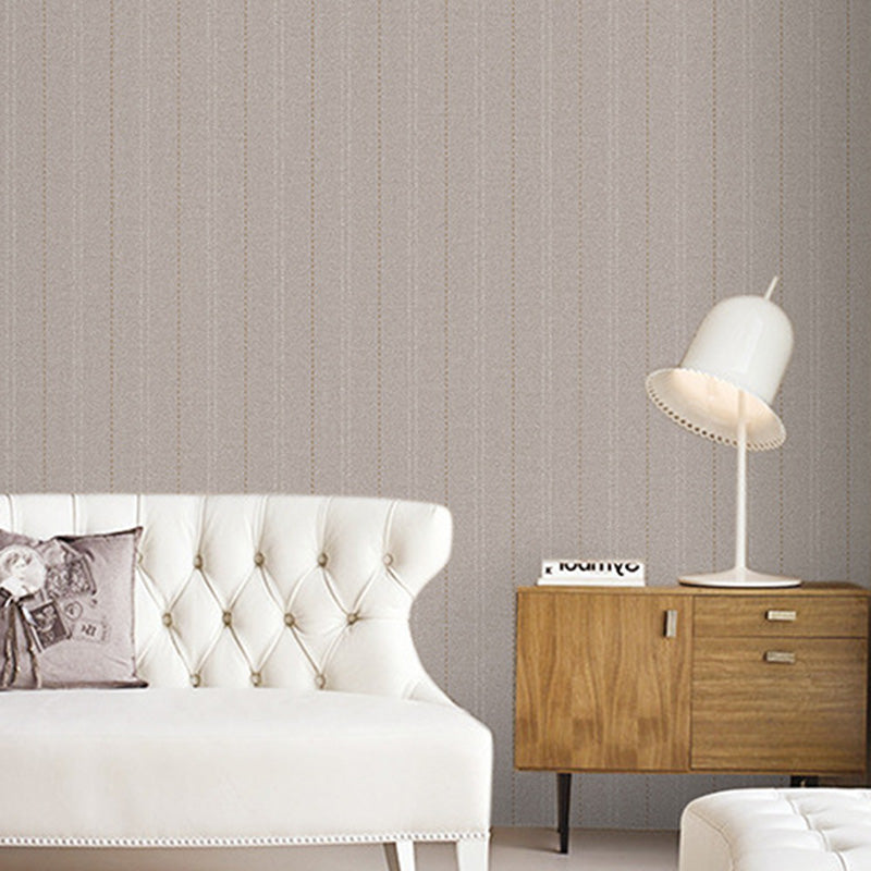 Latitudinal Stripes Wallpaper for Living Room Decor Contemporary Wall Covering, 20.5"W x 33'L