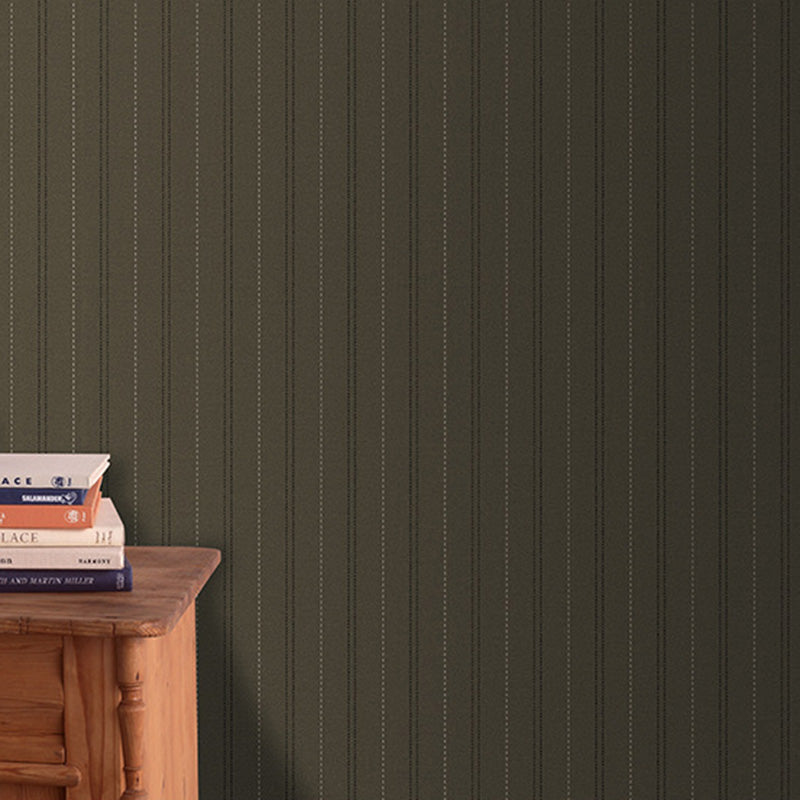 Vertical Stripes Wallpaper Roll for Accent Wall, Neutral Color, 33-foot x 20.5-inch