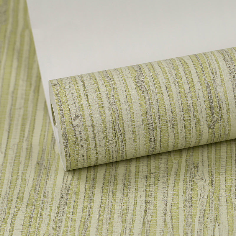 Natuurlijke kleur hedendaagse wandbekleding 20,5" bij 33' houtlook behangrol voor huisdecoratie