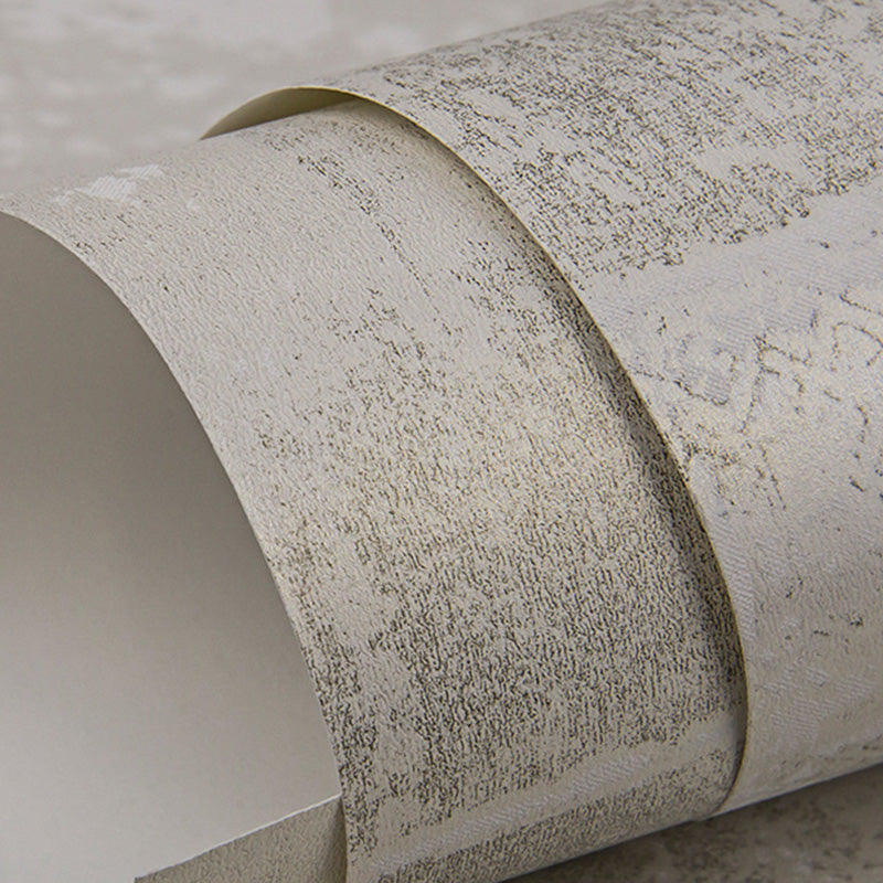 57.1 sq ft. Hexagon Wallpaper for Bar Decoration Cement Wall Covering in Dark Color, Water-Resistant