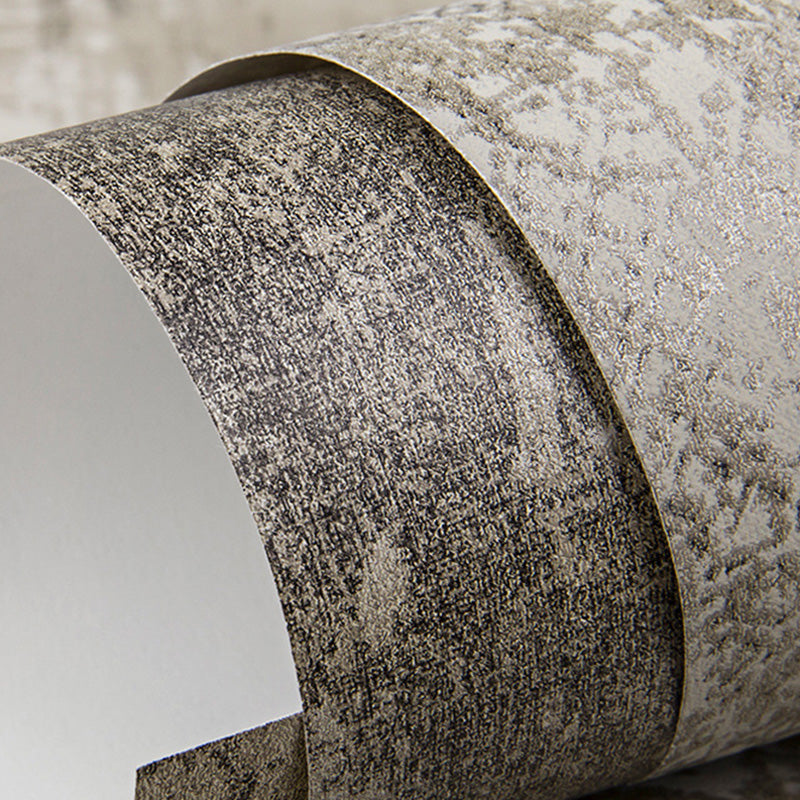 57.1 sq ft. Hexagon Wallpaper for Bar Decoration Cement Wall Covering in Dark Color, Water-Resistant