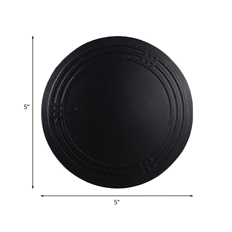 Fleur Pathway Lampe murale à 4 faces Aluminium LED Contemporain LED Éclairage d'éclairage en noir