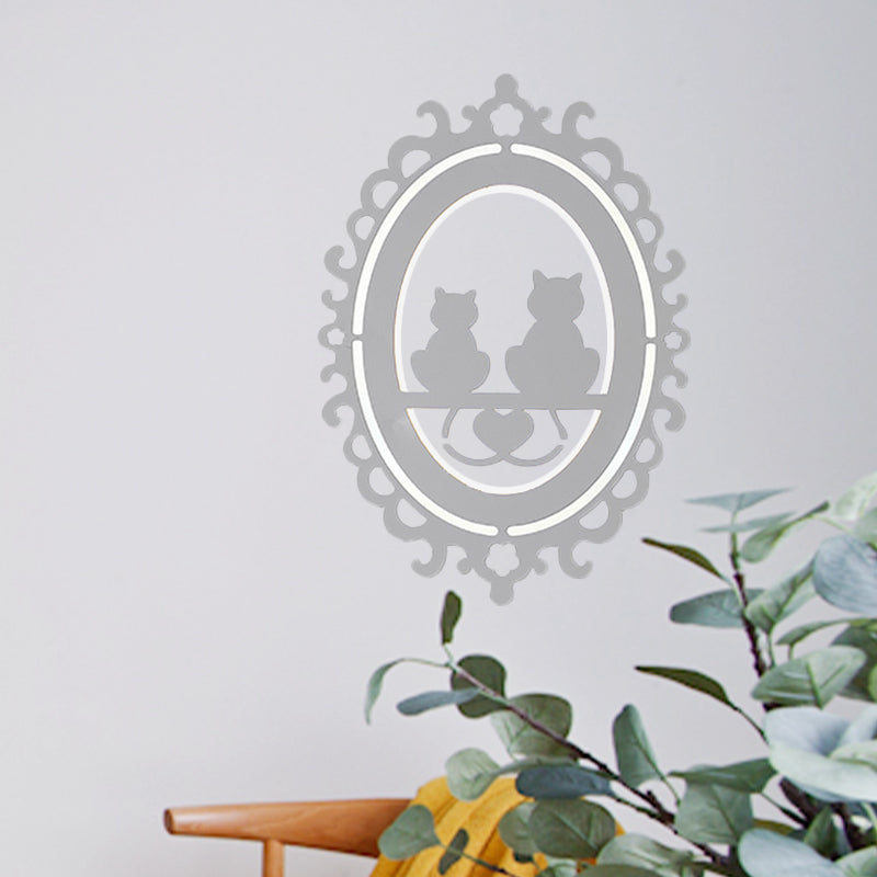 Éclairage mural de cuisine de chaton