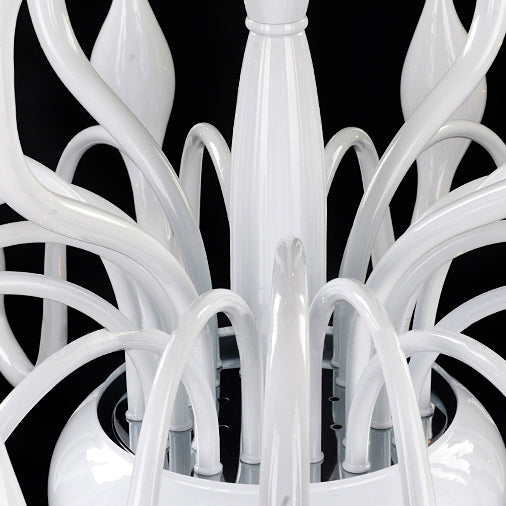 12/18 LUCI LAMONO SUGGERIMENTO SUGGERIMENTO CONSIGLIO CON SPENSIONE SOSPENSIONE BIANCA ACRILICA SWAN