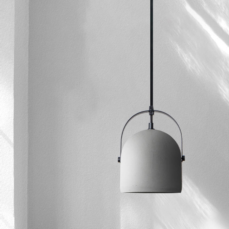 1 tête de ciment plafond lumière industriel style industriel