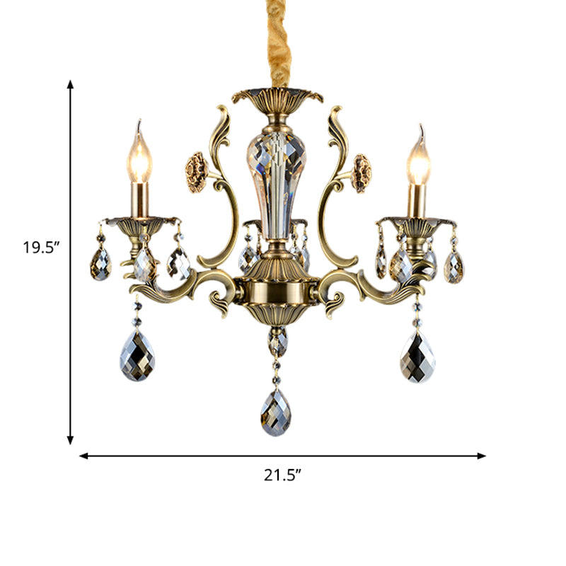 Cougie salle à manger plafond plafond s'accélération du milieu du siècle métallique 3 lumières