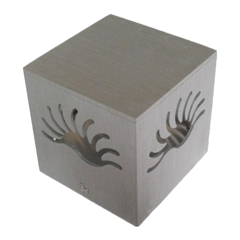 Coupés en aluminium Tentacle à chasse d'eau Creative Creative moderne Silver Silver Murce en rouge / bleu / violet Lumière pour le couloir