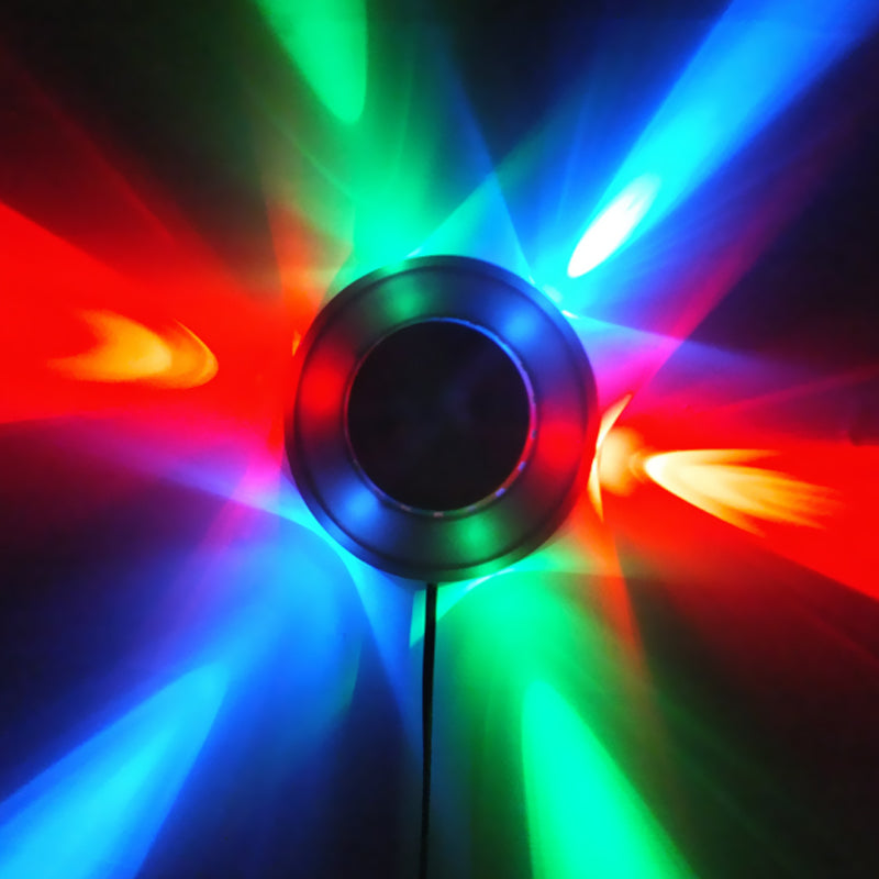 OVIF KARAOKE BAR LIGEN MALA METAL MODERNISTA RGB Color parpadeante de montaje de pared LED en negro/blanco