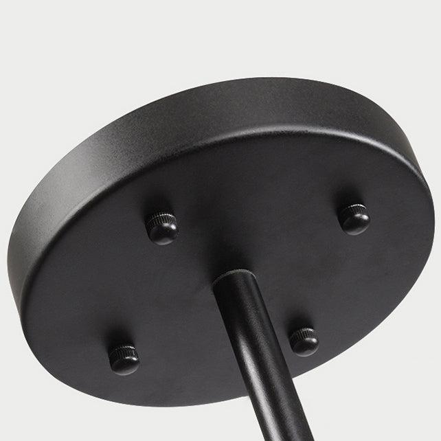 Bubble Chandelier Light Fixture with Ball Shade Modern Style Glass 5/6/7 Lights Black/Gold Finish Ceiling Lighting