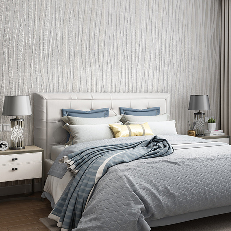 Soft Color Flowing Wallpaper Roll Moisture-Resistant Wall Decor for Guest Room, Non-Pasted