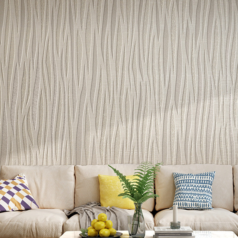 Soft Color Flowing Wallpaper Roll Moisture-Resistant Wall Decor for Guest Room, Non-Pasted