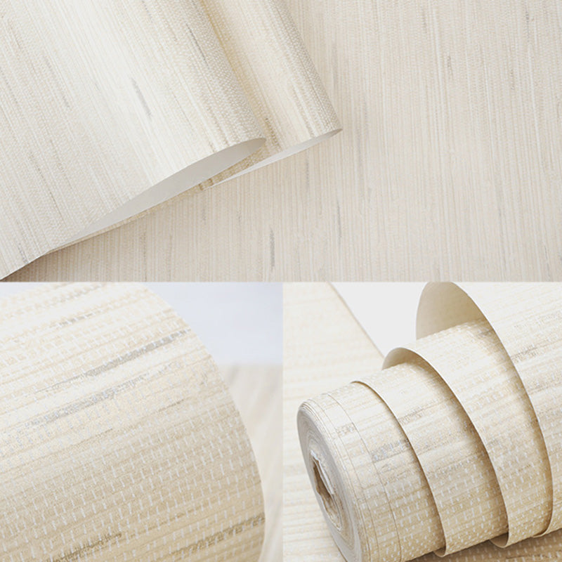 Stain-Resistant Stripes Wallpaper for Children in Pastel Color, Non-Pasted, 33'L x 20.5"W