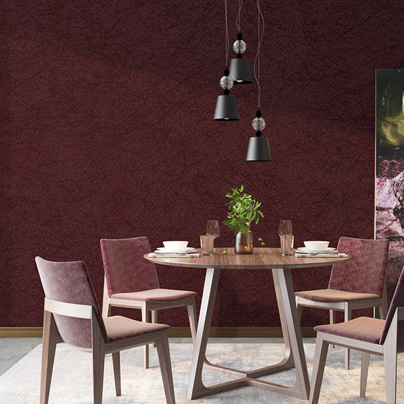 Waterproof Natural Silk Wall Decor Non-Woven Fabric Contemporary Wallpaper for Bedroom