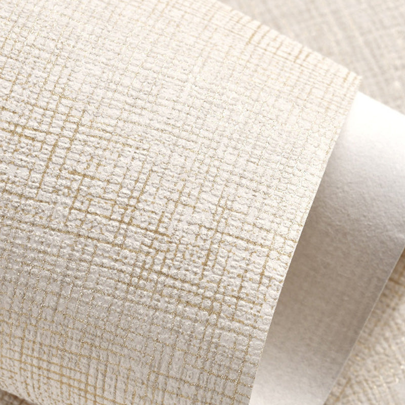 Post Modern Wallpaper Roll in Natural Color Textured Wall Decor, 20.5-inch x 33-foot