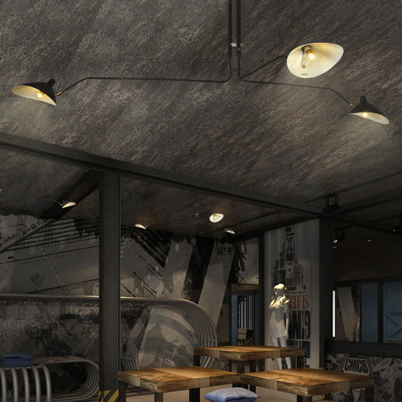 Metalen eendenbill hangende lamp post modern 2/3/5 lichten zwarte woonkamer kroonluchter licht