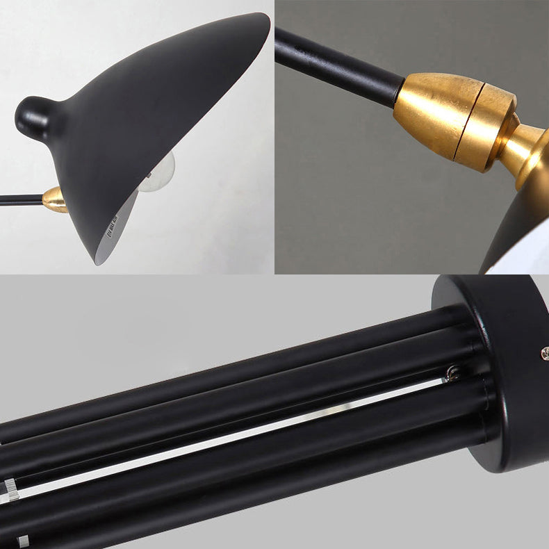 Metalen eendenbill hangende lamp post modern 2/3/5 lichten zwarte woonkamer kroonluchter licht