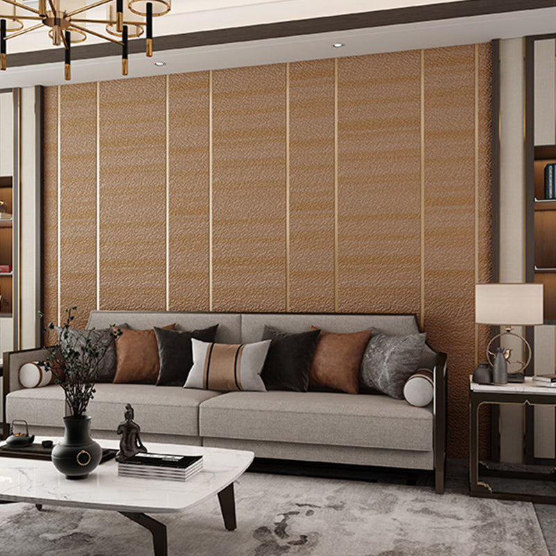 Modern Dark Color Flock Wallpaper Glitter Solid Moisture-Resistant Wall Covering for Living Room