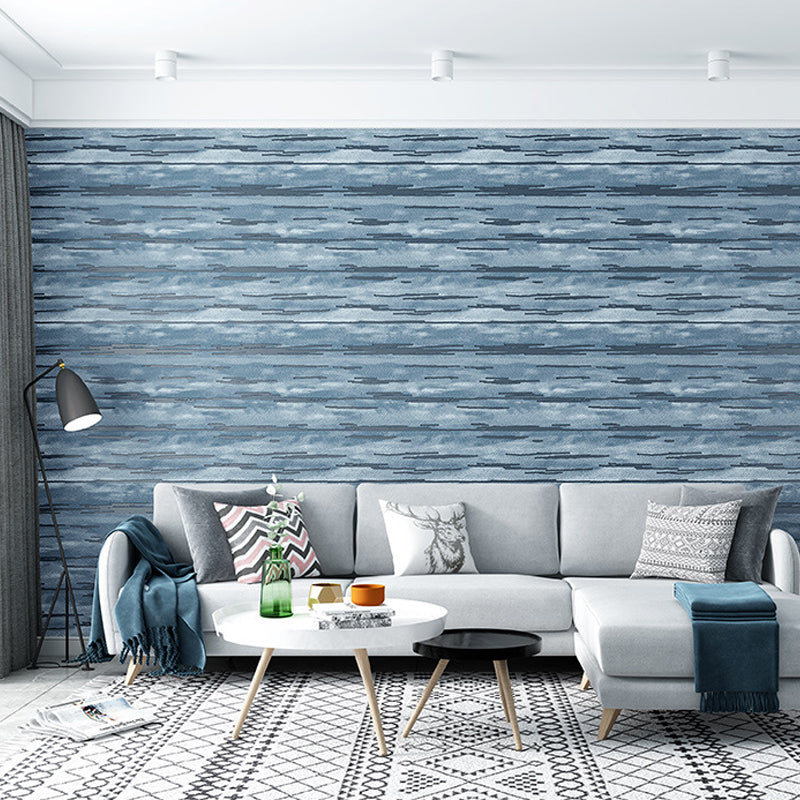 Modern Pastel Color Flock Wallpaper Textured Abstract Unpasted Wall Covering for Home Decor