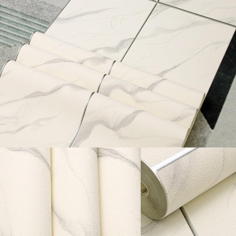 Geometric Dark Color Wallpaper Faux Marble Non-Pasted Wall Art for Living Room, 31'  x 28"